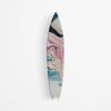 Abstract Melting Pink Acrylic Surfboard Wall Art | Wall Sculpture in Wall Hangings by uniQstiQ