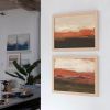 Saffron Earth No. 1 and No. 2 - Original Set | Oil And Acrylic Painting in Paintings by Julia Contacessi Fine Art
