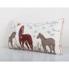 Turkish Horse Pictorial Suzani Cushion Cover, Suzani Animal | Pillows by Vintage Pillows Store