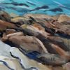 Watsons Bay | Oil And Acrylic Painting in Paintings by Meredith H. Item made of canvas works with contemporary & coastal style
