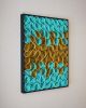 No. 09 Acoustic Diffuser Panel - Gradient Modern Abstract Wall Art | Wall Sculpture in Wall Hangings by Joseph Aurelius