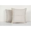 Set of Two Striped Organic Wool Turkish Striped Pillow | Sham in Linens & Bedding by Vintage Pillows Store. Item made of cotton & fiber