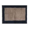 Vintage Organic Wool Gray Turkish Tulu Rug 4'1'' X 5'4'' | Area Rug in Rugs by Vintage Pillows Store