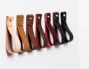Medium Leather Pull [Round End] | Hardware by Keyaiira | leather + fiber | Artist Studio in Santa Rosa. Item made of leather
