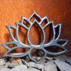 Lotus Flower Wall Hanging | Wall Sculpture in Wall Hangings by Studio Strietnberger / Knottery Pottery - Kathleen Streitenberger. Item made of ceramic