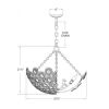 Alan Mizrahi MV3007 Claret Short | Chandeliers by Alan Mizrahi Lighting Design