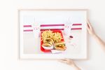 Colorful Americana wall art, 'In-N-Out Burger' photograph | Photography by PappasBland. Item composed of paper in contemporary or modern style