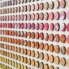 Eight Hundred and Eighty Map Dots Rainbow Collage, Landscape | Paintings by Amelia Coward