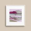 6x6 Original Collage Art | Winding River by Shilo Ratner | Work by Shilo Ratner