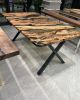 Modern Epoxy Table - Resin Table - Luxury Kitchen Table | Dining Table in Tables by Tinella Collection. Item in contemporary or art deco style
