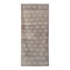 Vintage Midcentury Karapinar Floral Brown Wool Rug | Runner Rug in Rugs by Vintage Pillows Store. Item composed of fabric & fiber