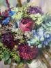 Bridal bouquet painting from photo, Wedding flowers portrait | Oil And Acrylic Painting in Paintings by Natart. Item composed of canvas & synthetic