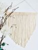 Simple Triangle Large Macrame Wall Hanging | Wall Hangings by Love & Fiber | San Diego in San Diego. Item composed of cotton