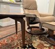 Modern Triangular Side Table: Hand-Sculpted Leg End Table, USA made | Tables by Marco Bogazzi