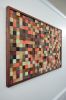 Pixel Perfect | Wall Sculpture in Wall Hangings by StainsAndGrains. Item made of oak wood works with contemporary & industrial style