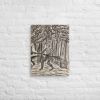 Canvas Print - The Scavenger - Figurative Monochrome Warrior | Work by Eman's Gallery