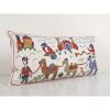 Vintage Oversize Suzani Pillow Cover with Camel Motifs, Anim | Cushion in Pillows by Vintage Pillows Store