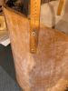 14in London Tan Leather Basket | Storage Basket in Storage by Harrow and Sickle Leather Design