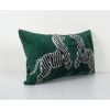 Velvet Ikat Zebra Cushion Cover, Silk Ikat Velvet Pillow Cas | Pillows by Vintage Pillows Store