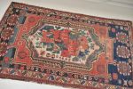 FOLKLORE Antique Rug | Wonderful Landscape Depiction Village | Small Rug in Rugs by The Loom House. Item composed of wool and fiber