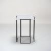 Kaus - Carrara marble side table | Tables by DFdesignLab - Nicola Di Froscia. Item made of steel with marble works with minimalism & contemporary style