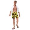 Men's Trunks - Golden Fracture - Geometric Minimalist | Work by Eman's Gallery