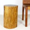 Haussmann® Wood Stump Stool or Stand 11-14 in DIA x 18 in H | Chairs by Haussmann®