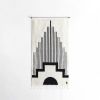 CENTRO Handwoven Tapestry, Ivory | Wall Hangings by ANDEAN. Item composed of wool and bronze in contemporary or traditional style