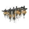 Matrix Istanbul Linear Suspension Chandelier | Chandeliers by Michael McHale Designs. Item made of metal with glass