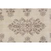 Vintage Handmade Medallion Floral Area Rug Oushak Beige | Rugs by Vintage Pillows Store. Item composed of cotton