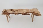 Live-Edge Burl Wood Console Table, Organic Modern, Handmade | Tables by Logniture
