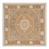 Suzani Table Cloth - Tribal Embroidery Wall Decor, Boho Beds | Tablecloth in Linens & Bedding by Vintage Pillows Store