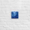 Canvas Print - Thunder - Fluid Abstract Blue Storm Art | Work by Eman's Gallery