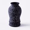 Frida Vase Tall Black | Work by District Loom