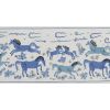 Suzani Horse Silk Wall Hanging Decor, Embroidery Tablecloth | Linens & Bedding by Vintage Pillows Store