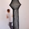 Khadija Macrame Lamp - Khol Black | Pendants by Hamimi
