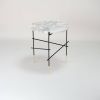 StiltS - Arabescato side table | Tables by DFdesignLab - Nicola Di Froscia. Item composed of steel and marble in minimalism or modern style