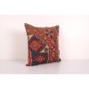 Vintage Turkish Oushak Rug Pillow Cover, Handmade Tan Carpet | Cushion in Pillows by Vintage Pillows Store