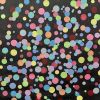 Circles of Love 24"x 24" | Mixed Media in Paintings by Emeline Tate. Item made of synthetic