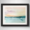 Fly Like An Eagle – Original Abstract Watercolor Painting | Song-Inspired Art | Minimalist Landscape | Optional Frame | Paintings by Susi Schuele Art. Item made of paper works with modern style
