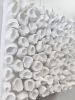 "Pure white #3" | Wall Sculpture in Wall Hangings by Natasha Kanevski. Item composed of canvas in minimalism or contemporary style