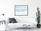 Minimalist beach photography print, 'Gulf in Motion' | Photography by PappasBland. Item composed of paper in minimalism or contemporary style