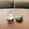 White Terrazzo Coaster Set | Tableware by Pretti.Cool. Item made of concrete & glass