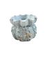Mist Ruffle Knit Planter | Vases & Vessels by RAW & UNIQ