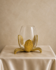 Flora Glow Votive Candle Holder — Gold Finish | Decorative Objects by Raíz Studio