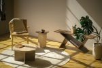 "Moment" Drink Table | Cocktail Table in Tables by THE IRON ROOTS DESIGNS. Item composed of oak wood