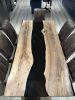 Custom Order Smoke Epoxy Walnut Dining Table -  Dining Room | Tables by LuxuryEpoxyFurniture. Item made of wood & synthetic