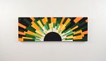 Jamaican Sunset | Wall Sculpture in Wall Hangings by StainsAndGrains. Item made of wood works with contemporary & industrial style