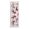 Suzani Tapestry With Horse Design, Animal Pictorial Silk on | Tablecloth in Linens & Bedding by Vintage Pillows Store