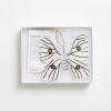 Madagascar Silk Moth Ornament - White | Decorative Objects by Tanana Madagascar